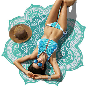 Bohemian A4 Mandalas Yoga Mat Sandy Beach Towels
