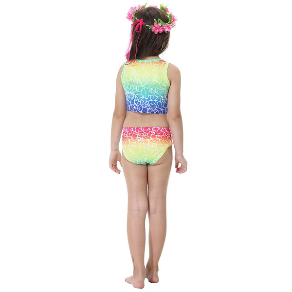 Kids Swimmable Monofin Mermaid Swimsuit Full Costume