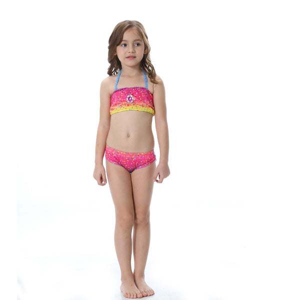 Kids Swimmable Monofin Mermaid Swimsuit Full Costume